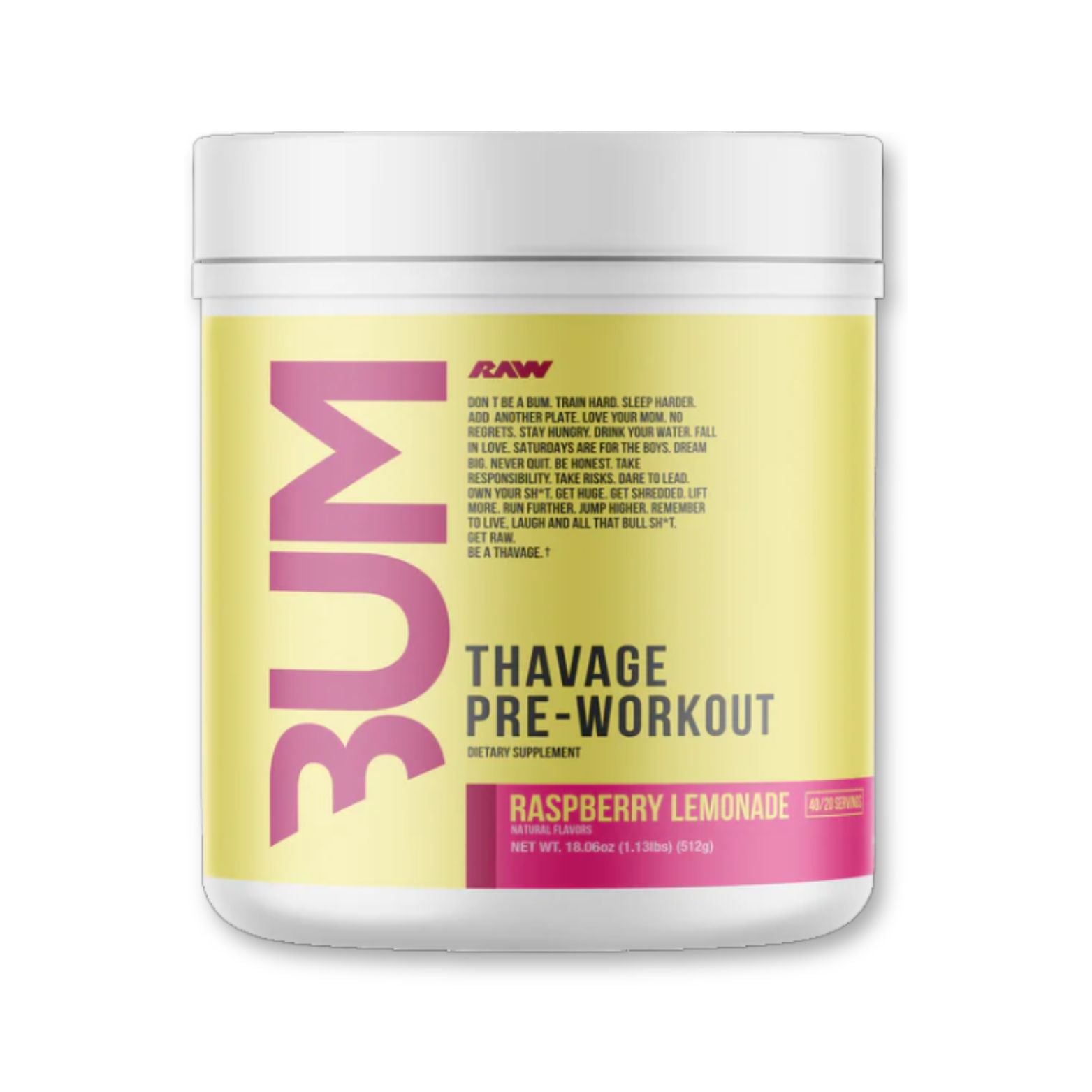 Raw Nutrition Bum - Thavage Pre